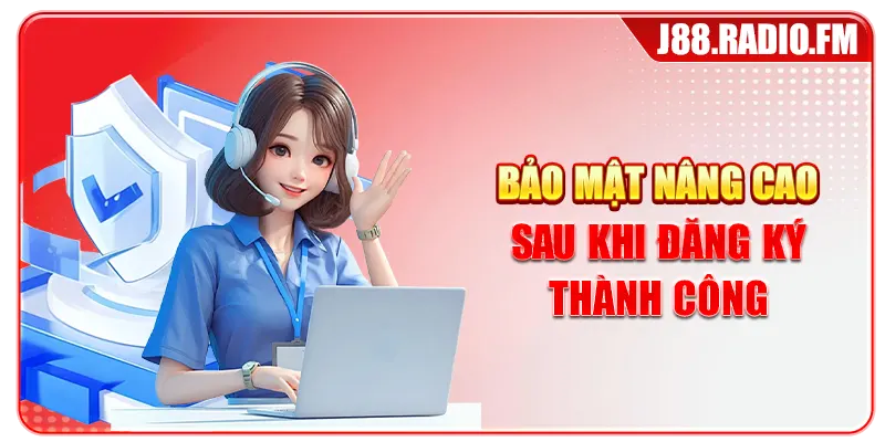 Bảo mật nâng cao sau khi đăng ký thành công
